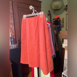 Villager Vintage orange wool Skirt